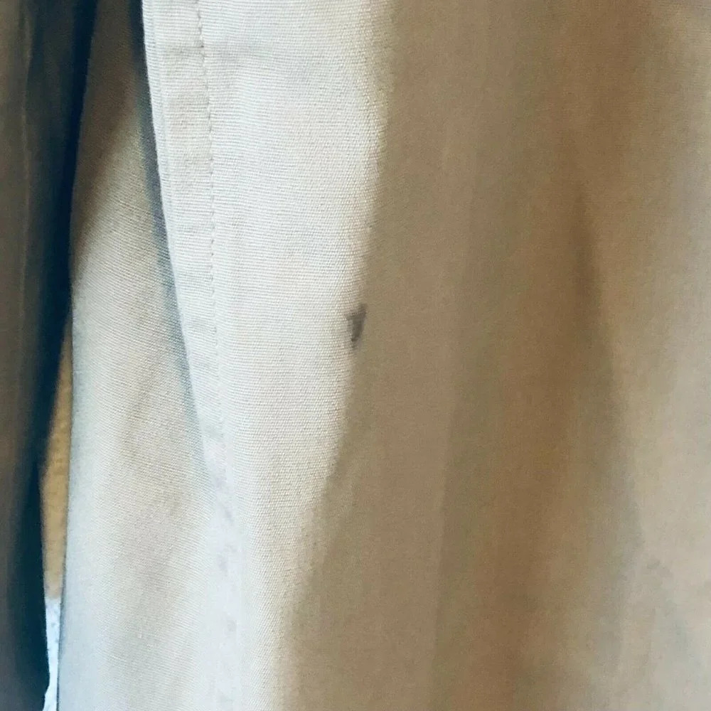 Jos. A. Bank Mens Beige Comfort Collared Full Sleeve Long Trench Coat Size 42R - Picture 11 of 12